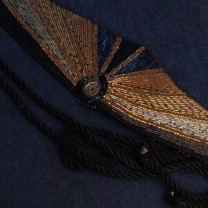 Beaded vintage Art Deco Style Belt